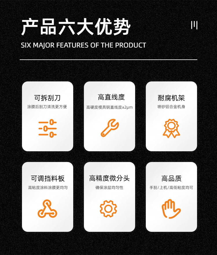 慧诺双刮刀可调涂布器详情图2